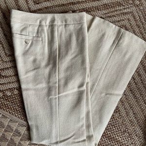 The Limited cream and gold wool blend dress pants. Size 2.
